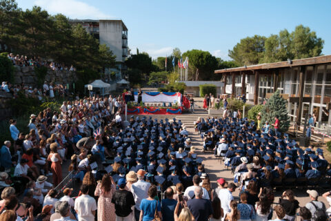 Cérémonie de remise des diplômes du baccalauréat au Lycée international de Valbonne